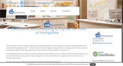 Desktop Screenshot of nbbookkeeping.co.uk