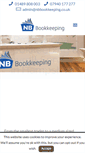 Mobile Screenshot of nbbookkeeping.co.uk